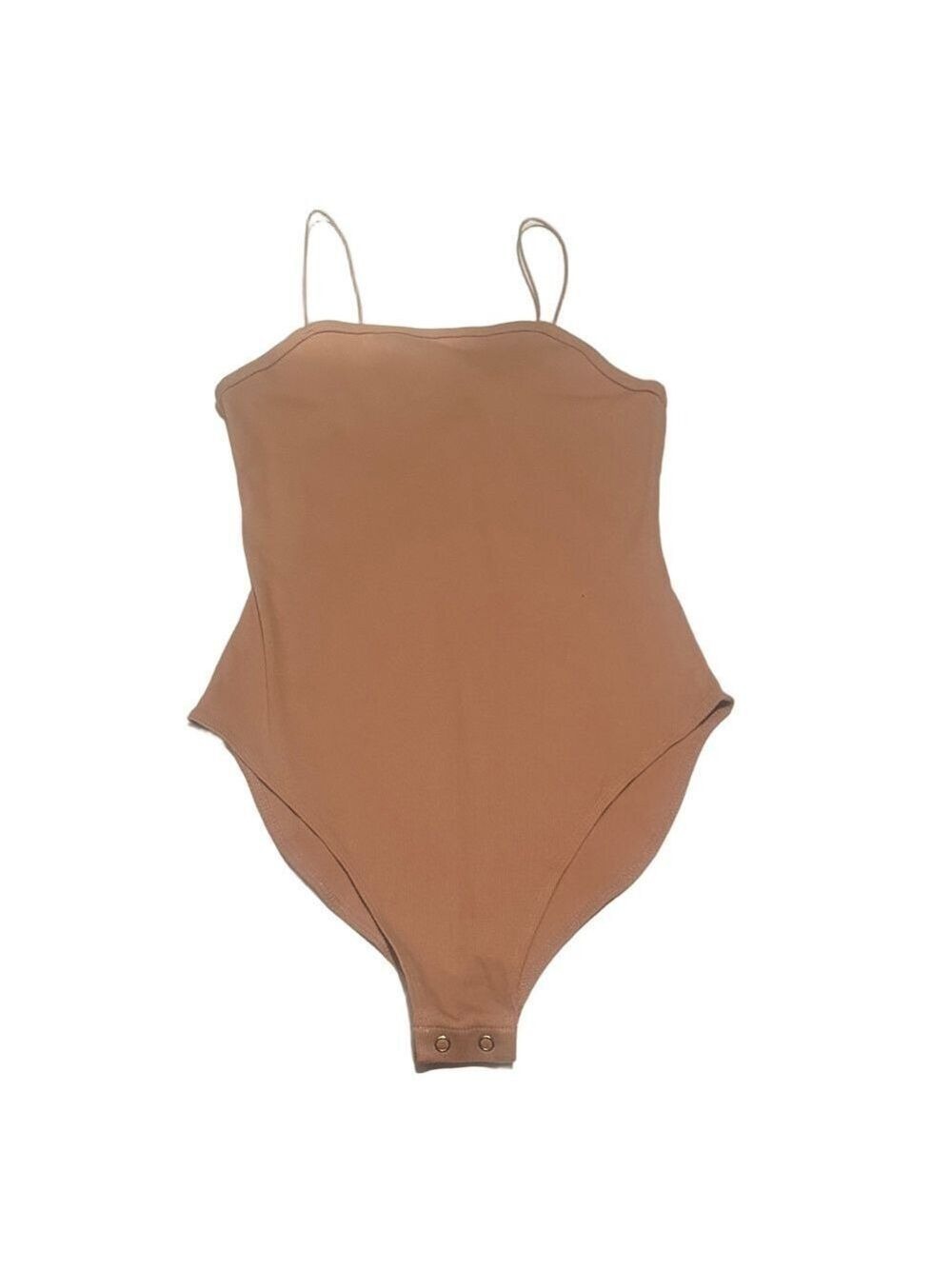 Small Wild Fable Camel Spaghetti Strap Bodysuit